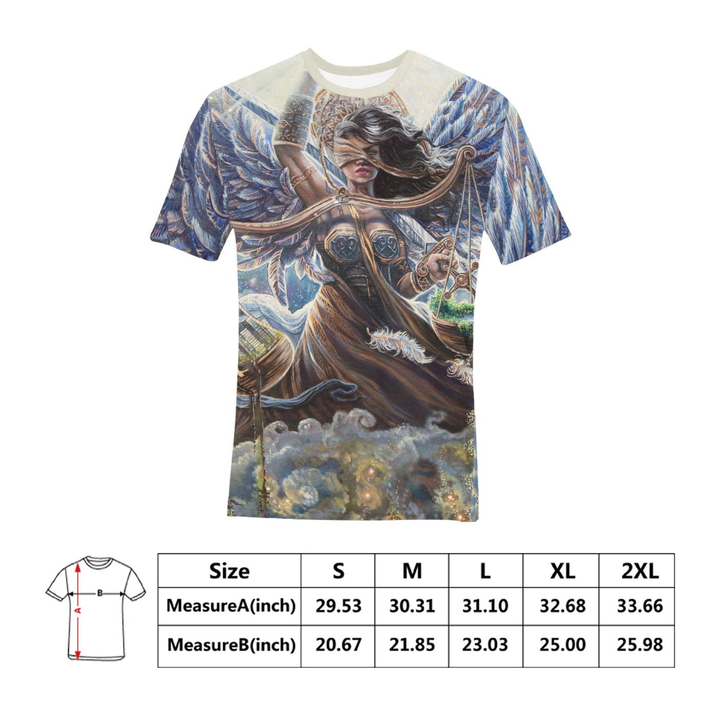 Angel of Justice, Dakota Daetwiler Art Shirt