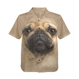 Pug Face Hawaiian Shirt