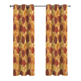 Pepperoni Pizza Curtains – Funny Food Grommet Set, 52 x 84 in
