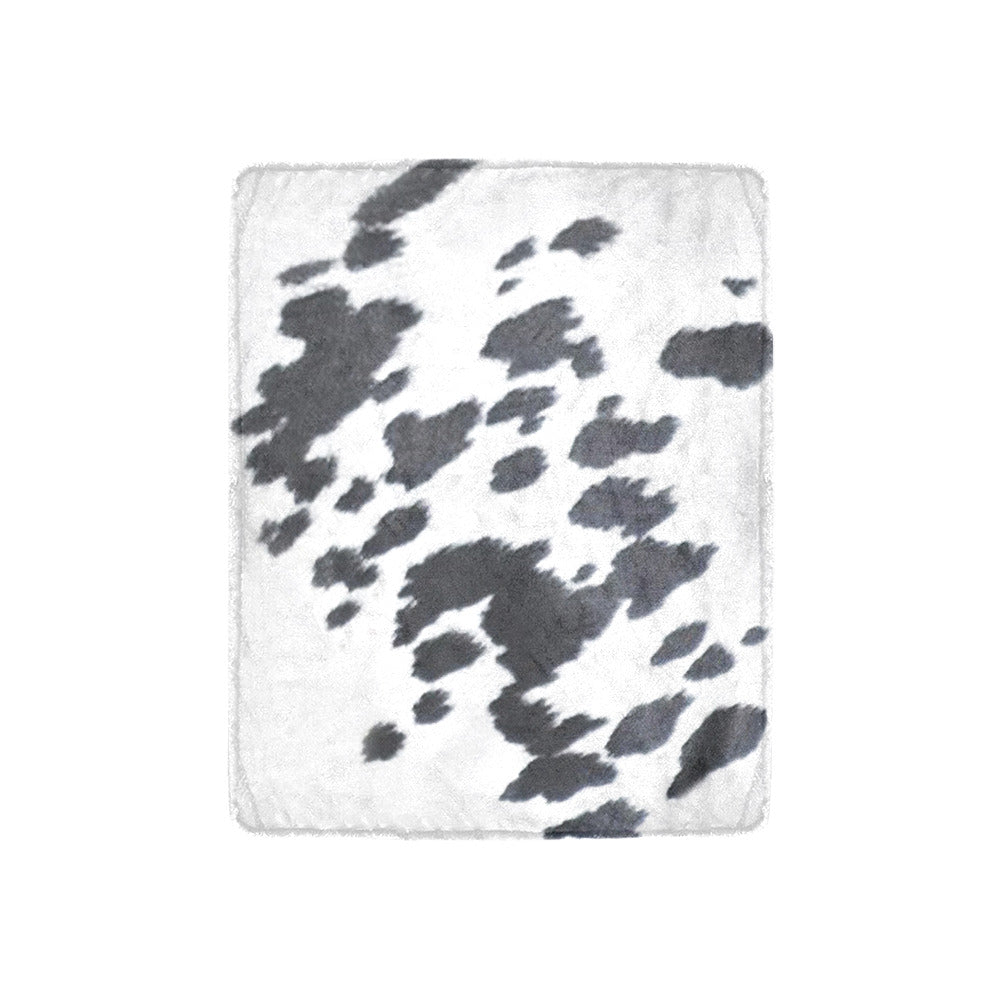 Cow Print Throw Blanket
