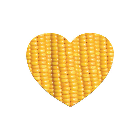 Corn Cob Heart Mousepad - Funny Food Desk Gift