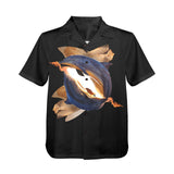 Dolphin Hawaiian Shirt | Button Up Down Shirt