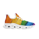 Rainbow Paint Running Shoes