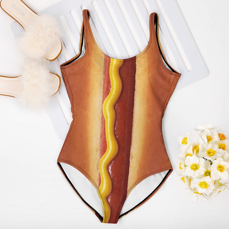 Hot Dog One Piece Swimsuit - Random Galaxy