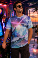 Laser Shark T-Shirt lifestyle mockup