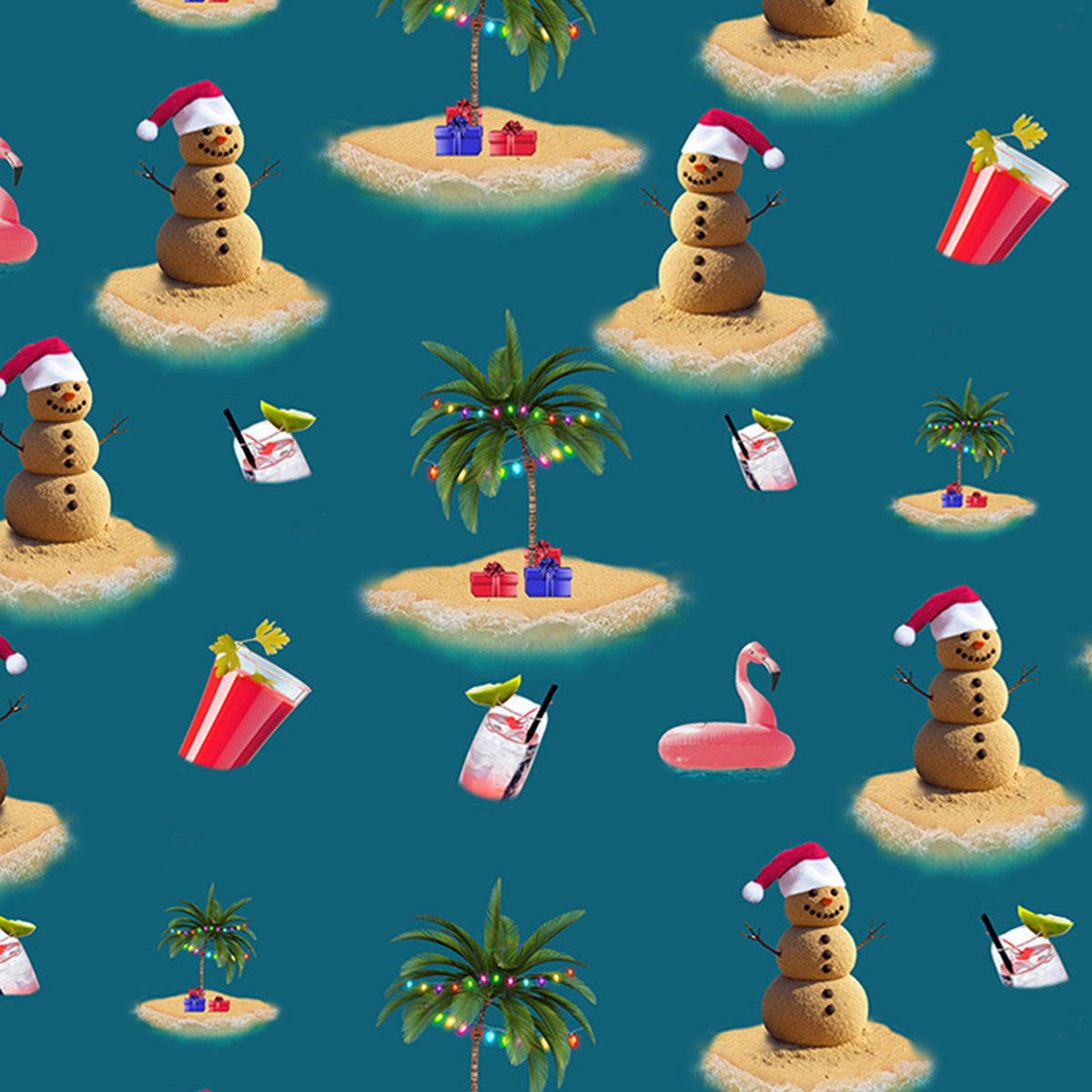Christmas in July Vacay Hawaiian Shirt