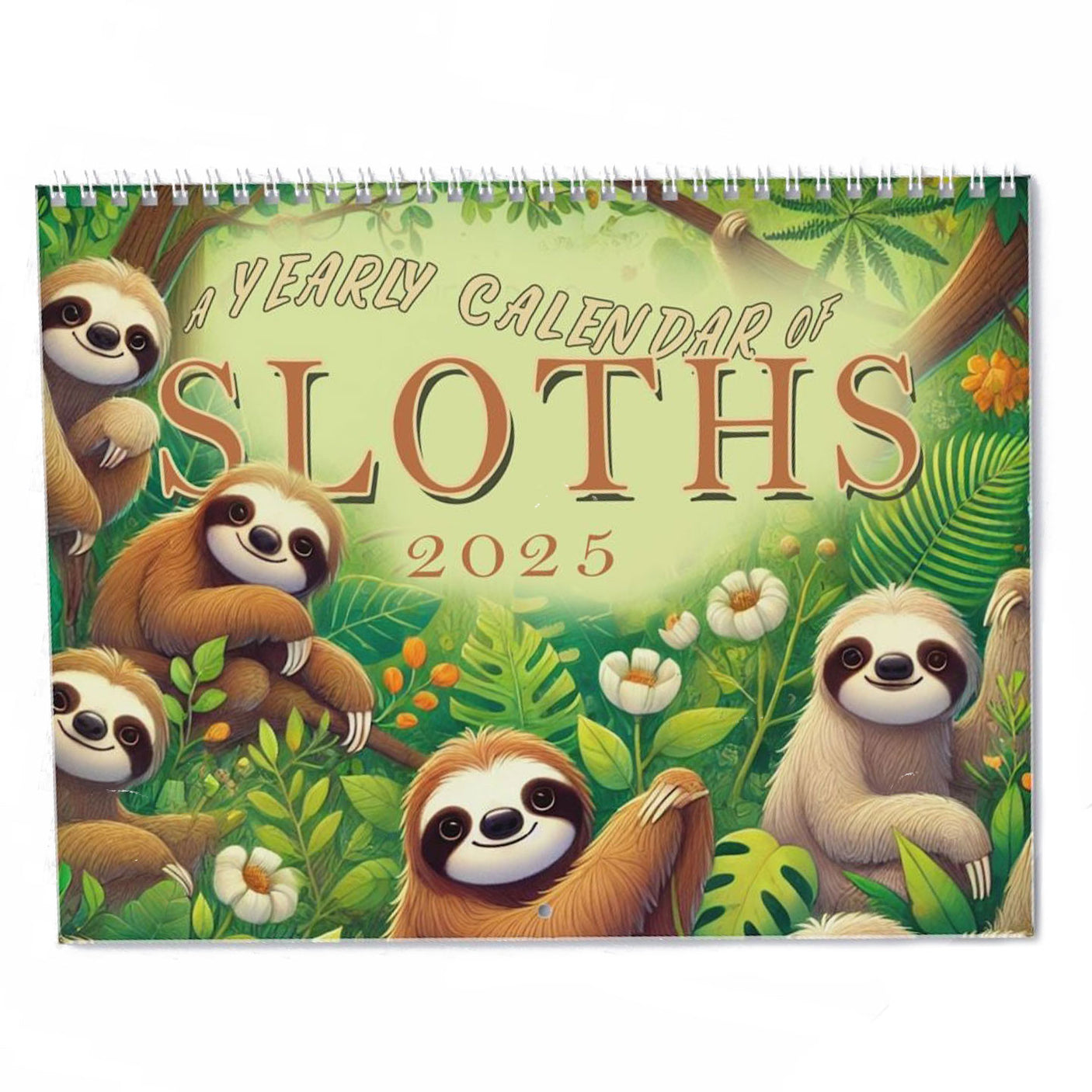 Sloth Calendar 2025