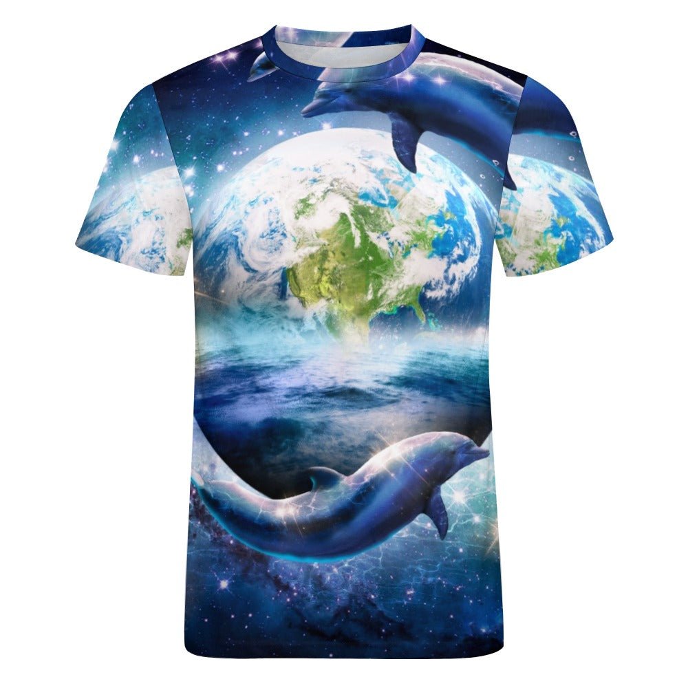 Space Dolphin Shirt - Random Galaxy