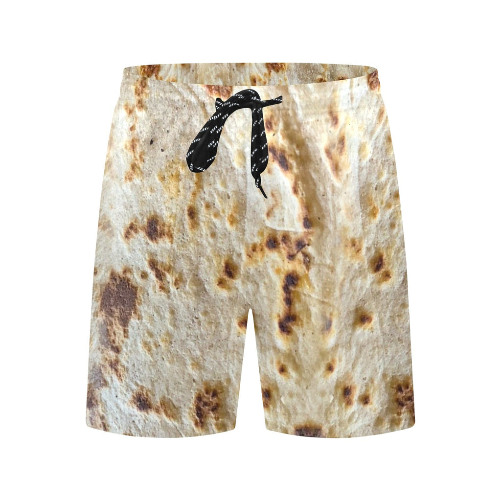 Tortilla Swim Trunks | Men's Swimming Beach Shorts - Random Galaxy
