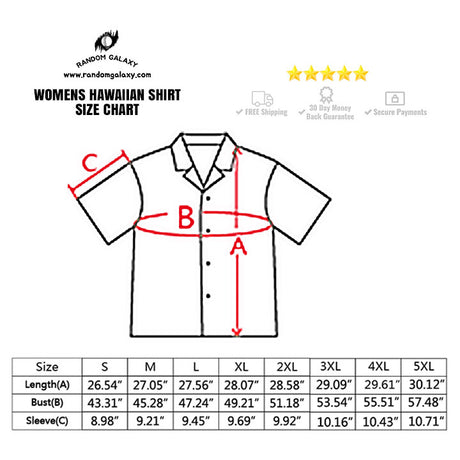 Women's Christmas in July Hawaiian Guayabera Shirt