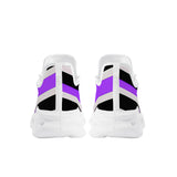 Purple and Black Running Shoes