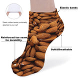 Almond Nut Socks For Men Women - Random Galaxy