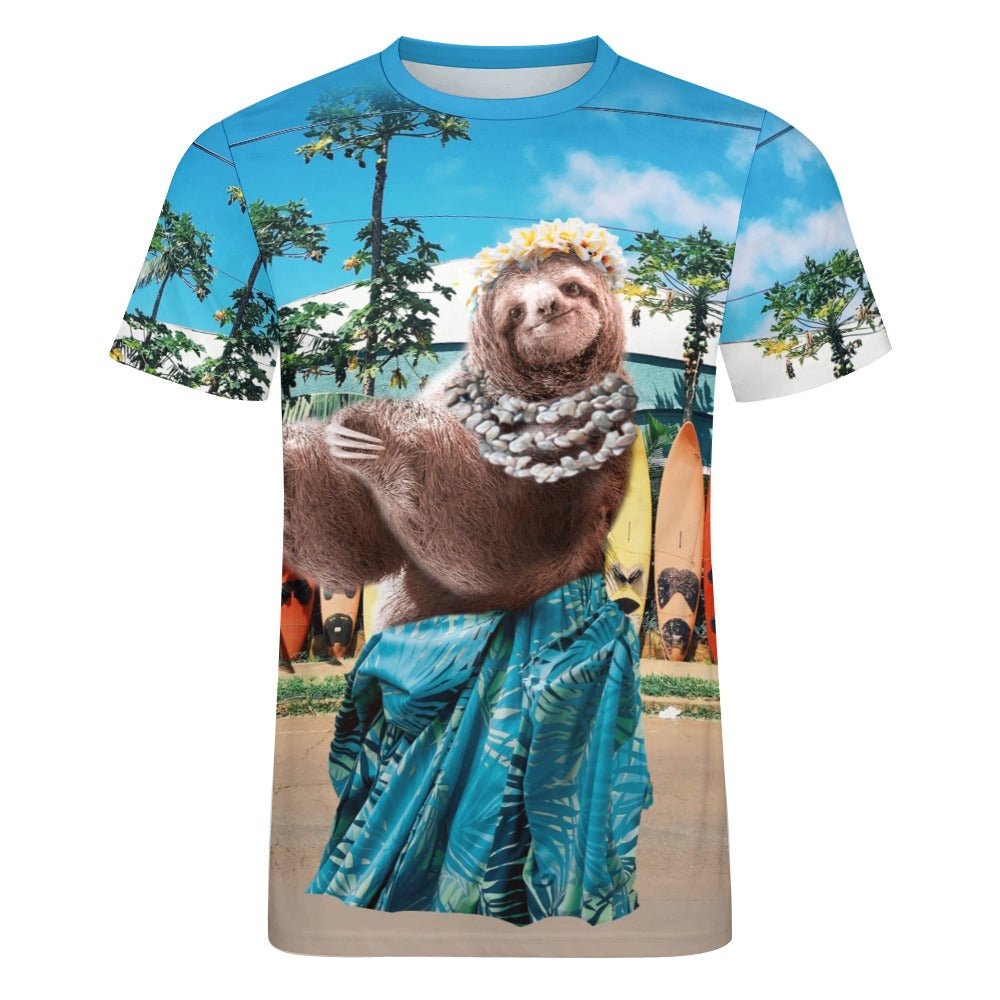 Aloha Hawaiian Sloth Shirt - Random Galaxy