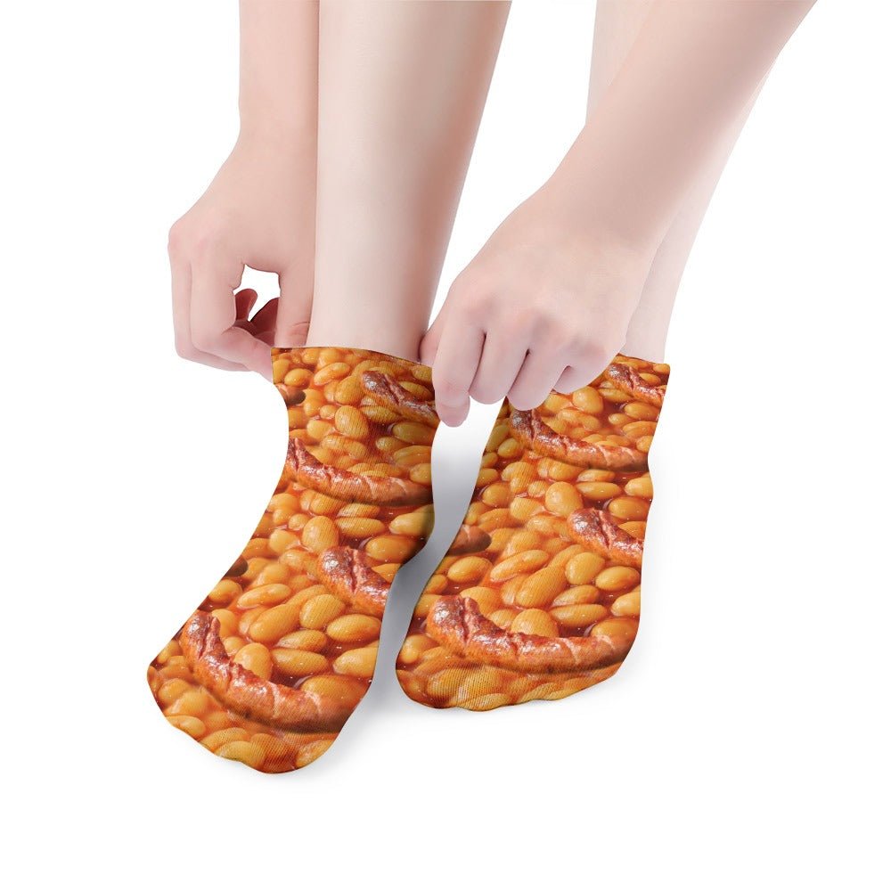 Baked Beans And Franks Socks For Men Women - Random Galaxy