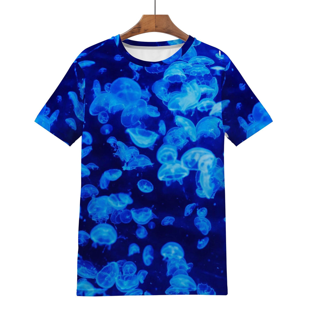 Blue Jellyfish Shirt | AOP 3D Tee Shirts - Random Galaxy Official