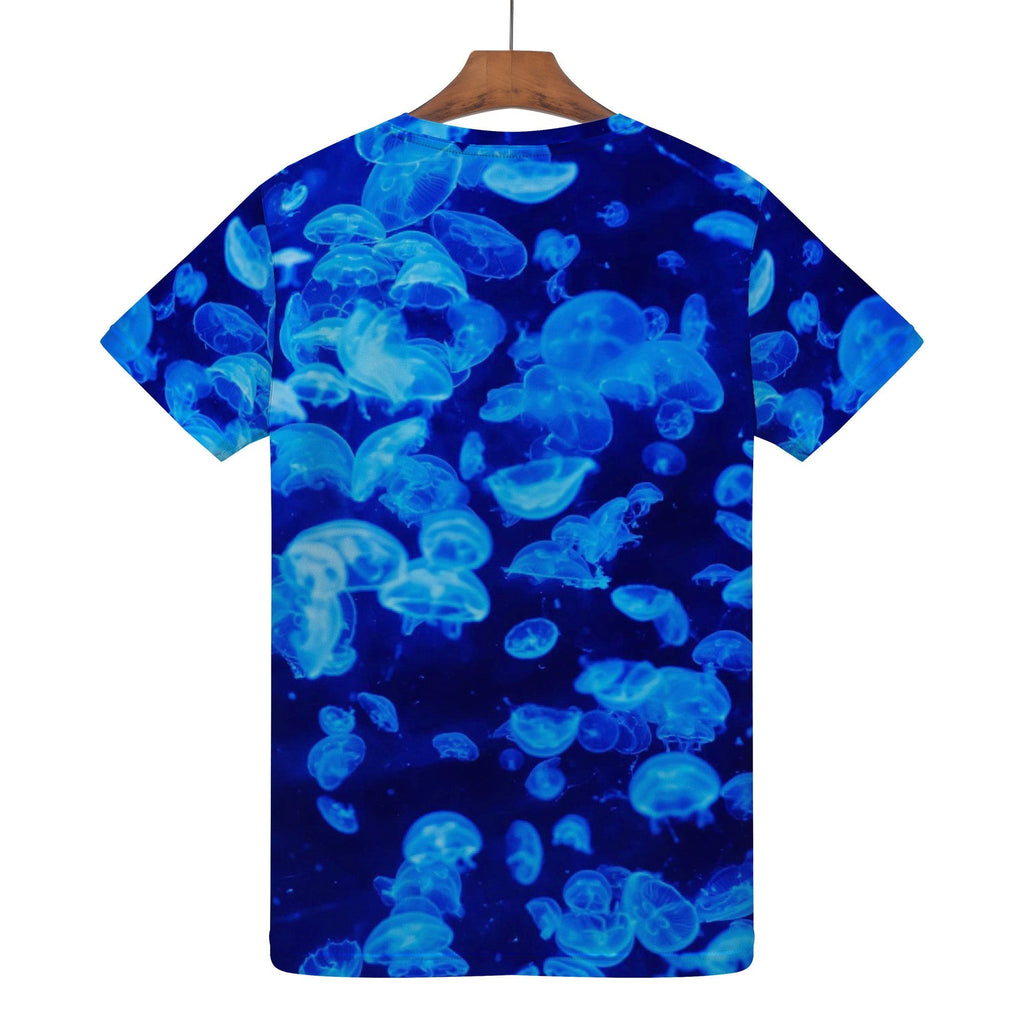 Blue Jellyfish Shirt | AOP 3D Tee Shirts - Random Galaxy Official