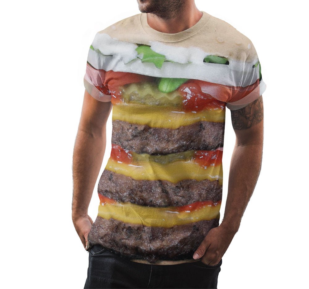 Burger Shirt | AOP 3D Tee Shirts - Random Galaxy Official