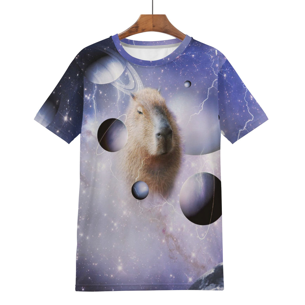 Capybara Face Space Shirt | AOP 3D Tee Shirts - Random Galaxy Official