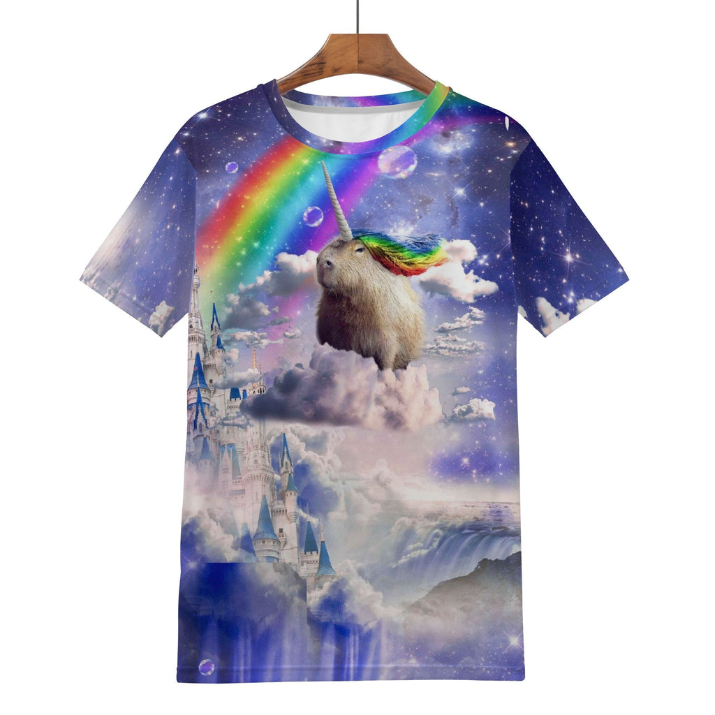 Capybara Unicorn Shirt | AOP 3D Tee Shirts - Random Galaxy Official