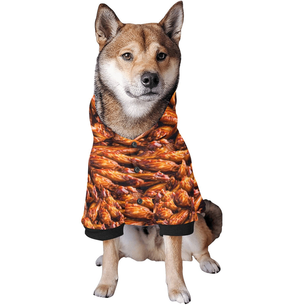 Chicken Wing Dog Costume Hoodie For Dogs - Random Galaxy