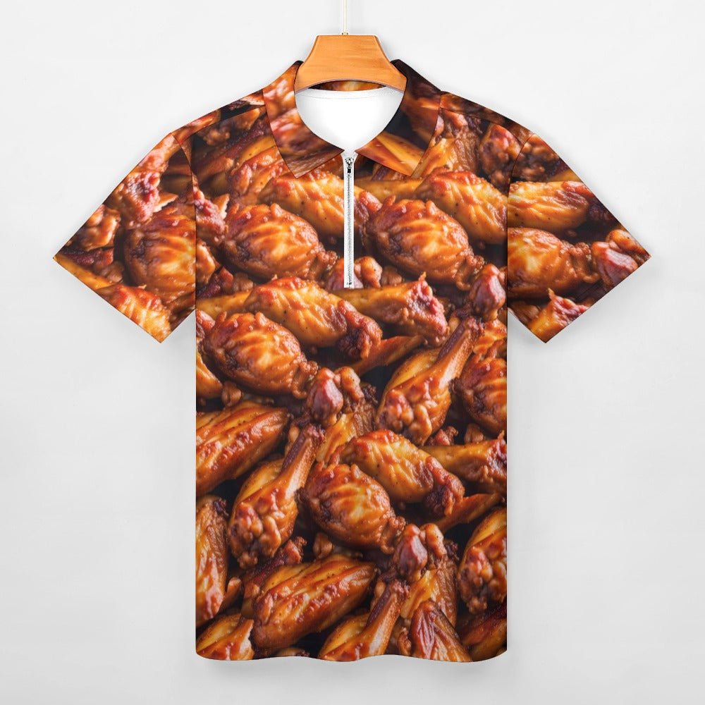 Chicken Wing Polo Shirt - Random Galaxy