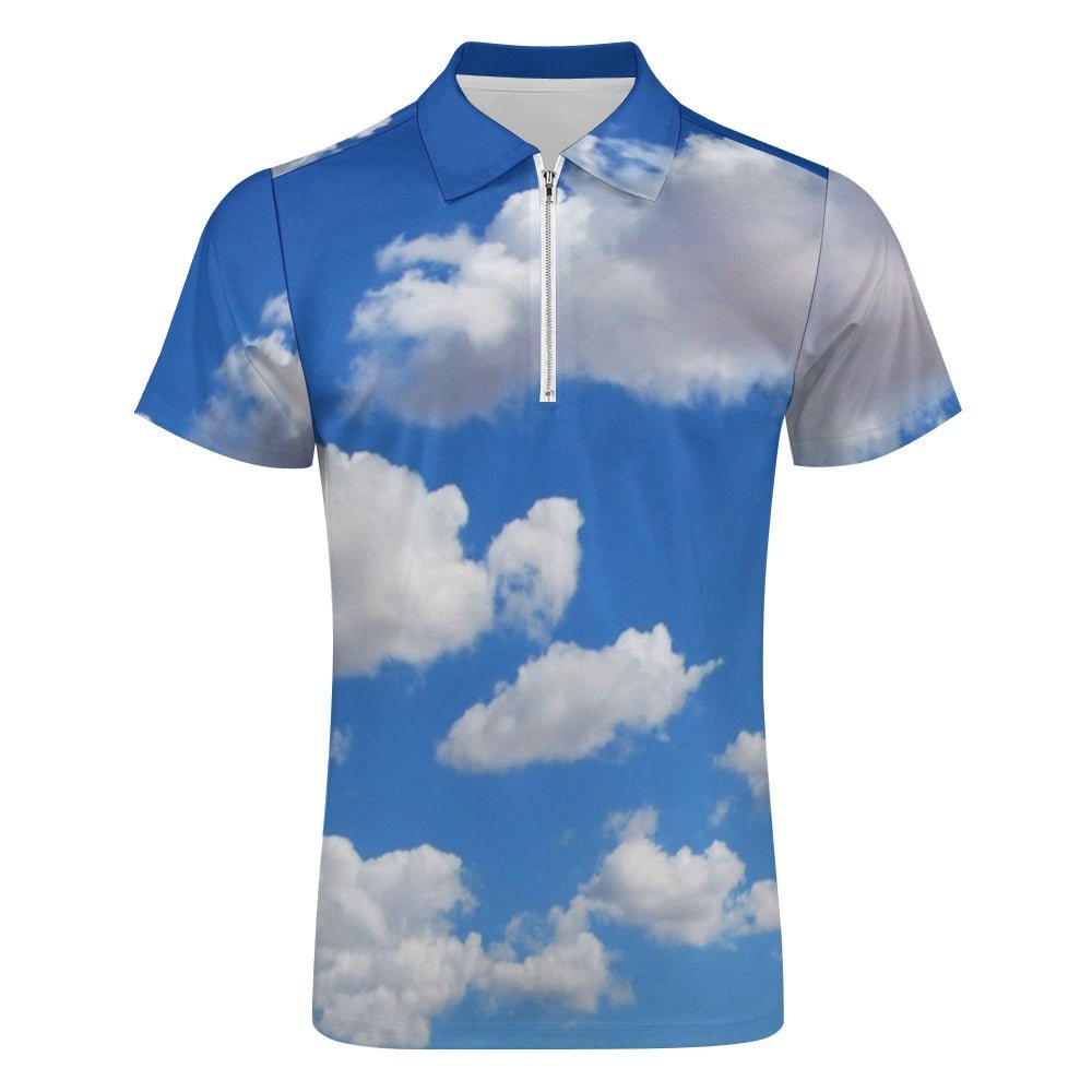 Clouds Polo Shirt - Random Galaxy