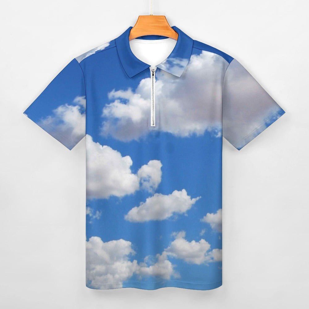 Clouds Polo Shirt - Random Galaxy