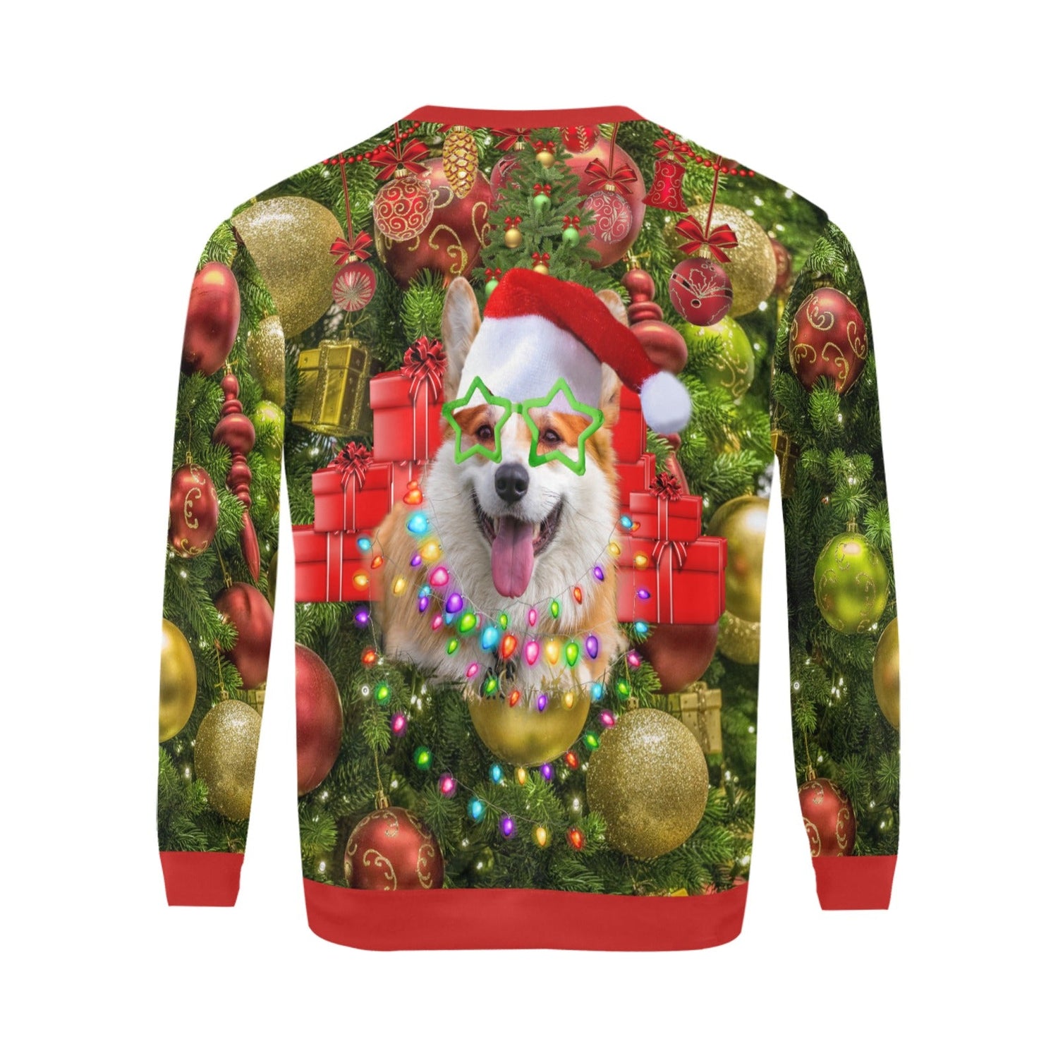 Corgi Ugly Christmas Sweater - Random Galaxy