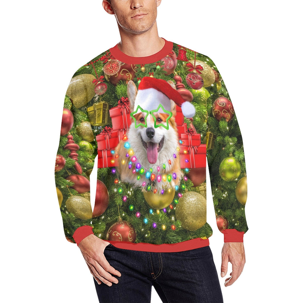 Corgi Ugly Christmas Sweater - Random Galaxy