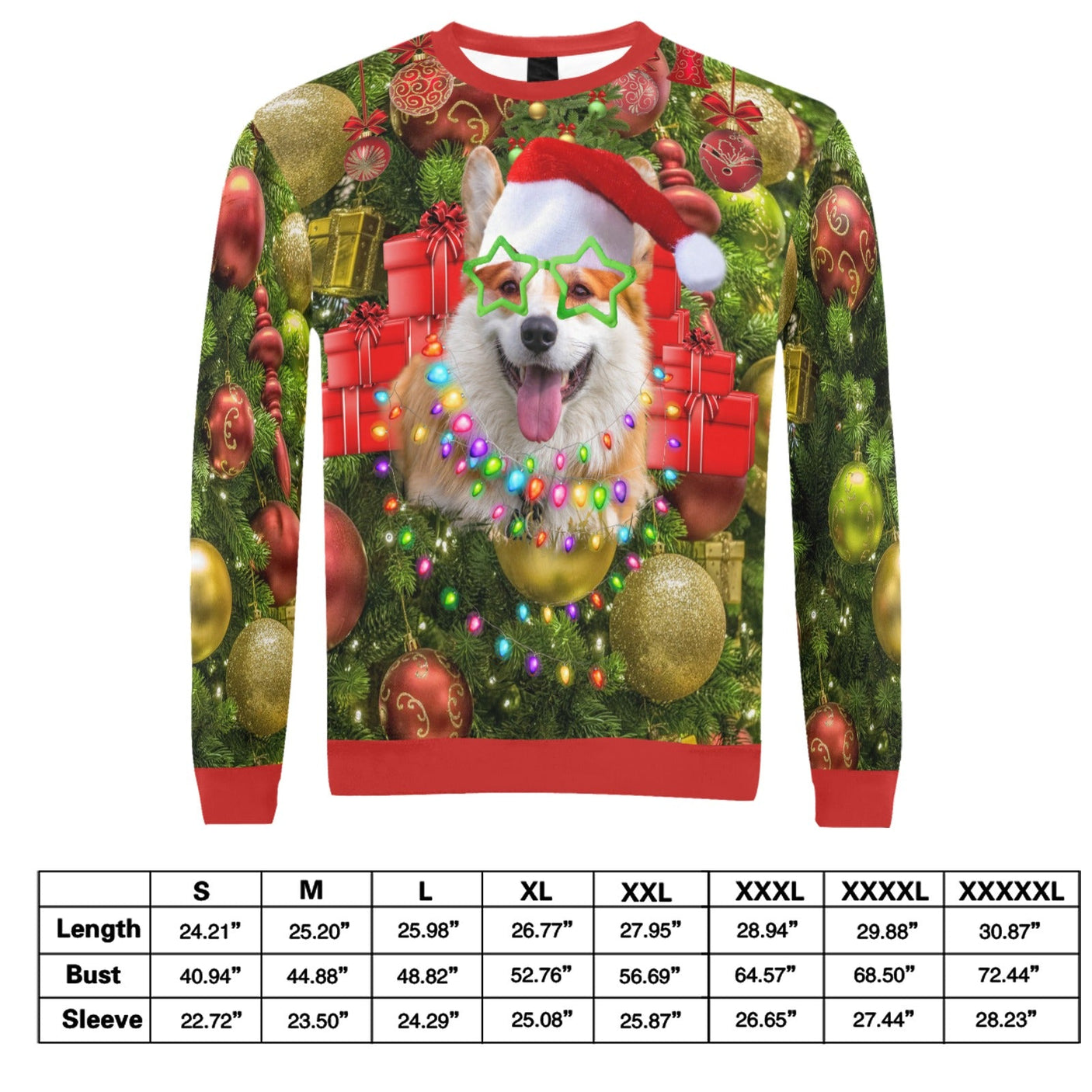 Corgi Ugly Christmas Sweater - Random Galaxy