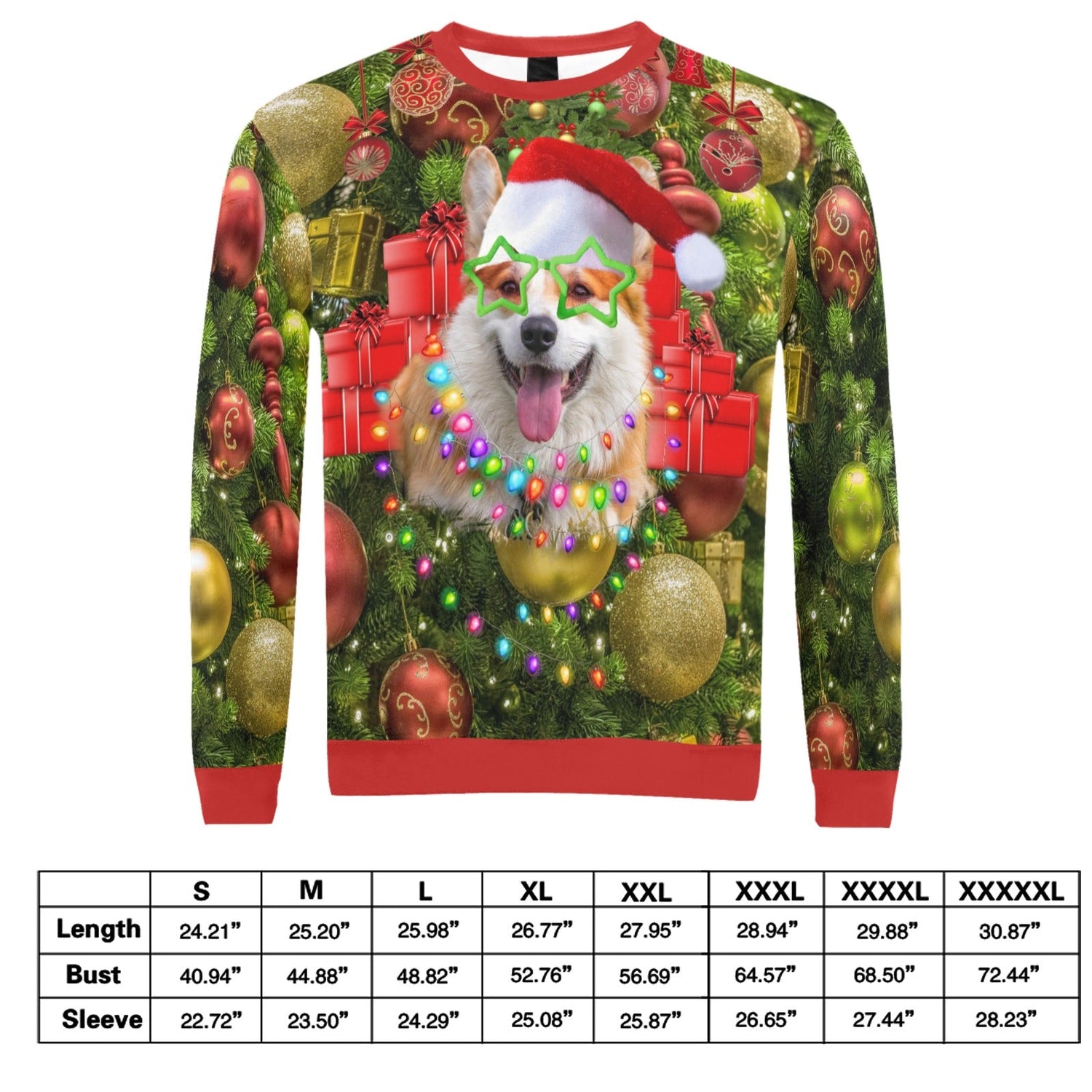 Corgi Ugly Christmas Sweater - Random Galaxy