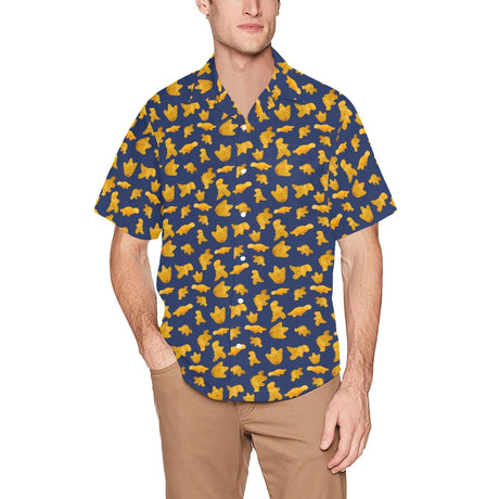 Dinosaur Chicken Nuggets Hawaiian Shirt - Random Galaxy