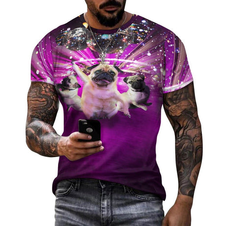 Disco Pug Shirt - Random Galaxy