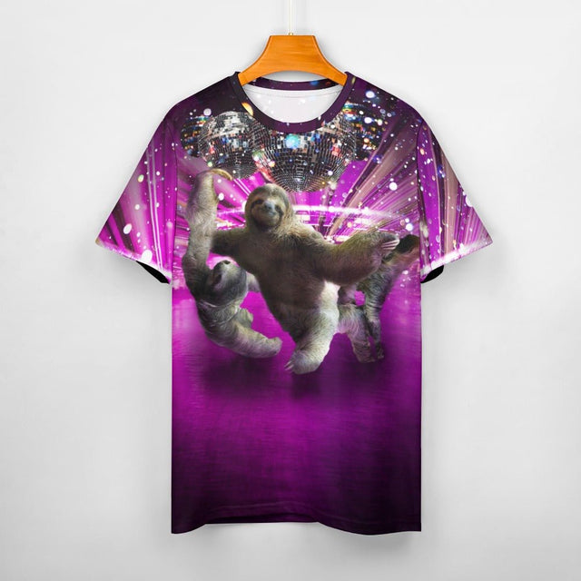 Disco Sloth Shirt - Random Galaxy