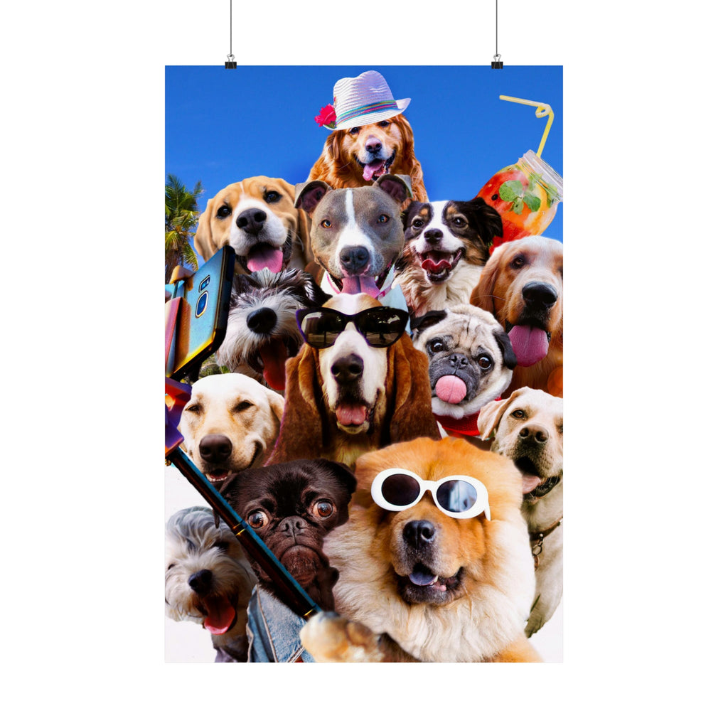 Dog Selfie Poster - Random Galaxy