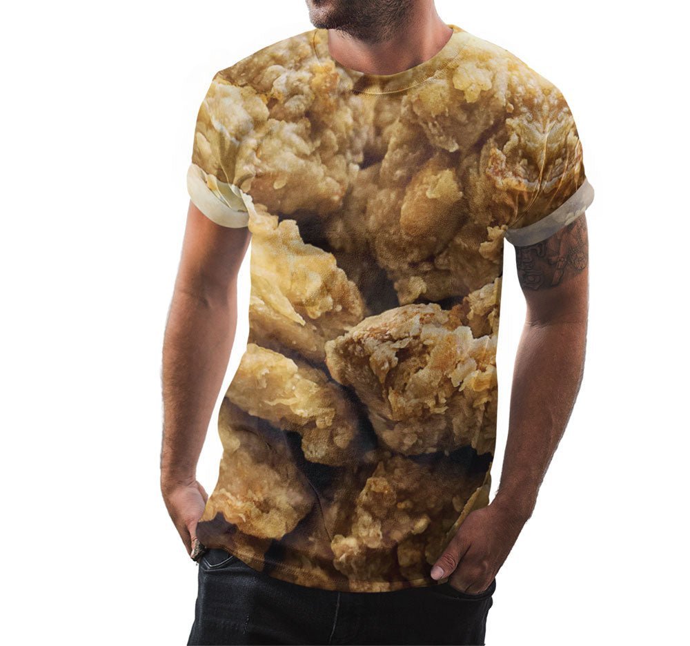 Fried Chicken Shirt | AOP 3D Tee Shirts - Random Galaxy Official