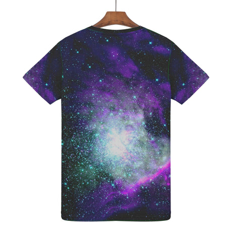 Laser Space Cat Pizza Shirt - Random Galaxy