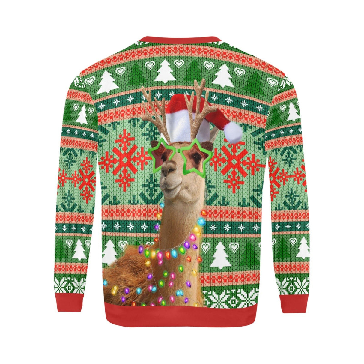Llama Ugly Christmas Sweater - Random Galaxy