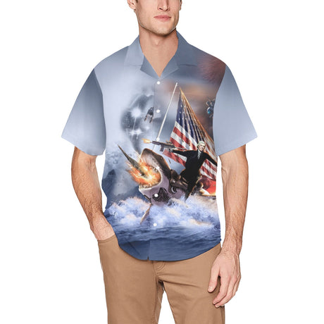 Men's All Over Print Hawaiian Shirt With Chest Pocket(ModelT58) - Inkedjoy