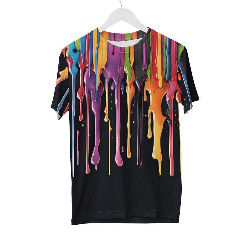 Paint Drip Splatter Shirt - Random Galaxy