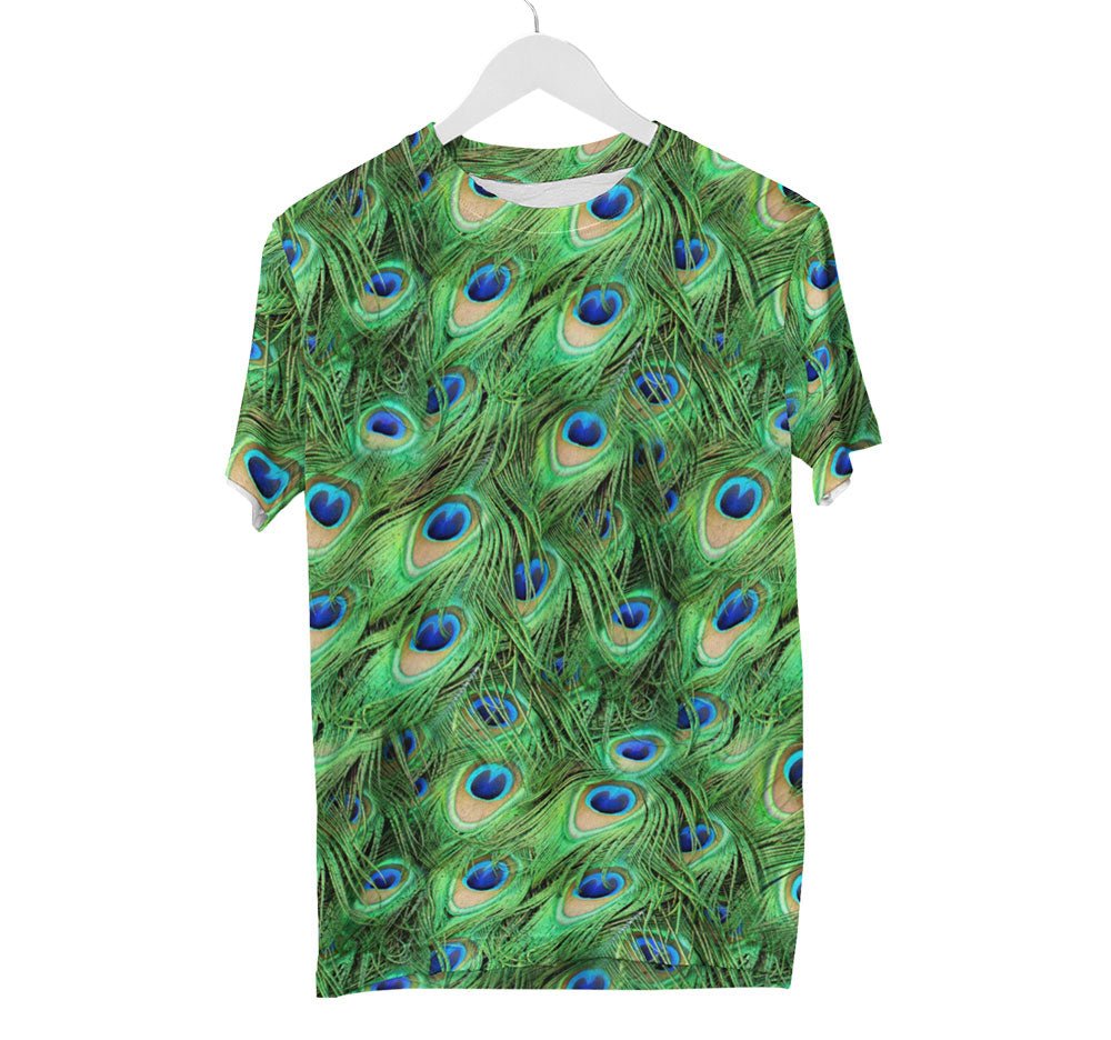 Peacock Feather Shirt | AOP 3D Tee Shirts - Random Galaxy