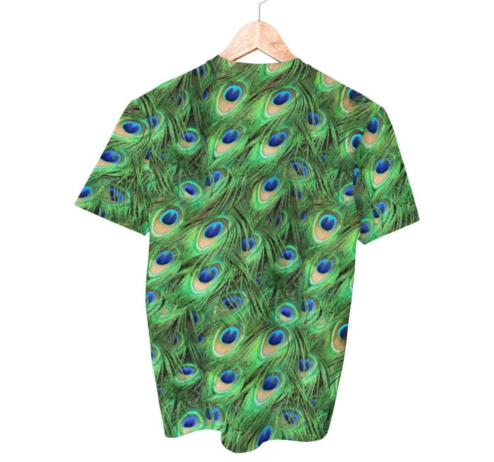 Peacock Feather Shirt | AOP 3D Tee Shirts - Random Galaxy