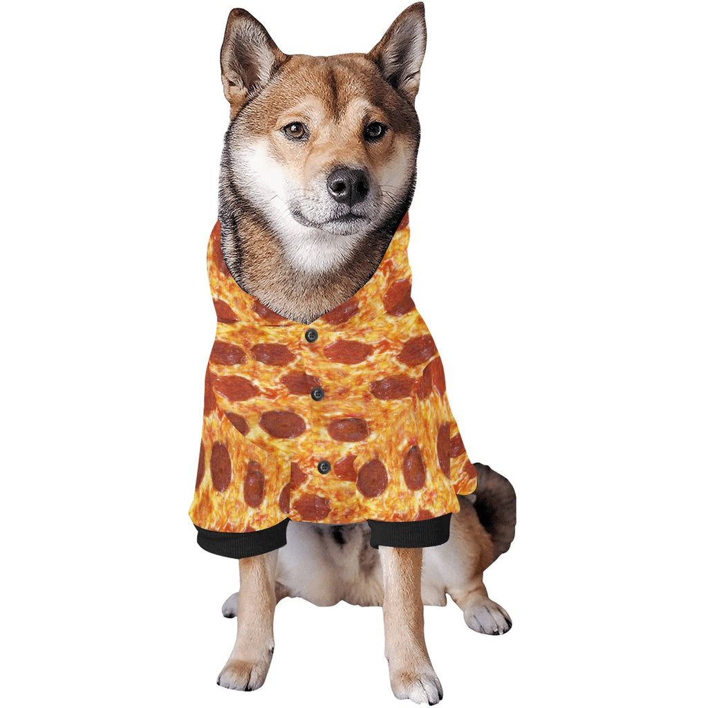 Pepperoni Pizza Dog Costume Hoodie For Dogs - Random Galaxy