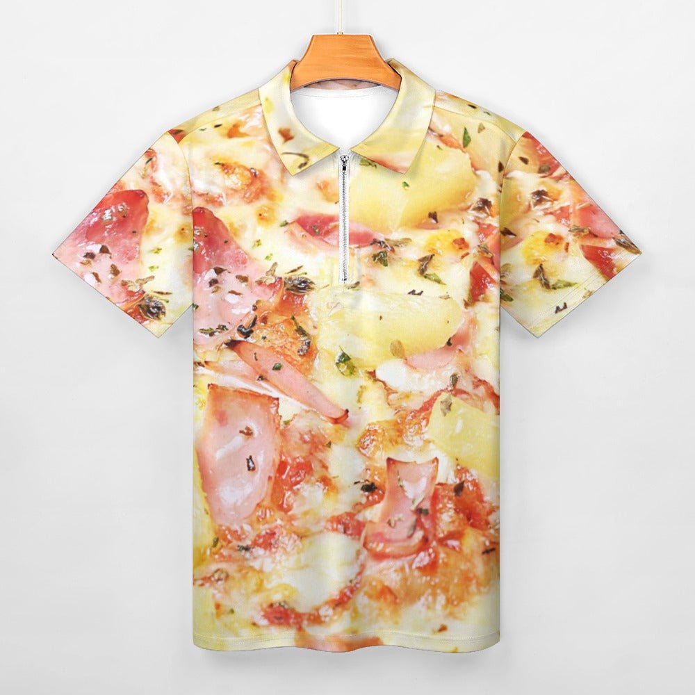 Pineapple Pizza Polo Shirt - Random Galaxy