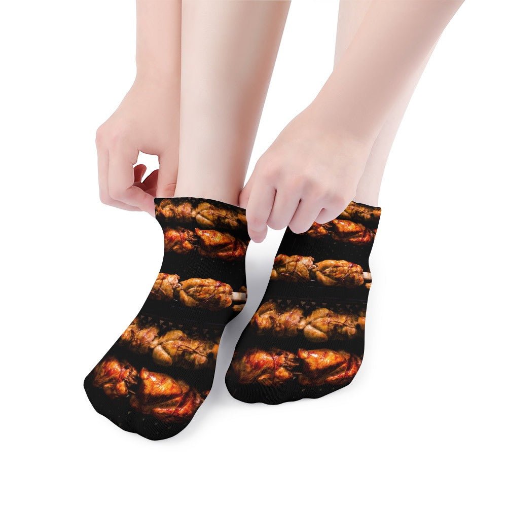 Rotisserie Chicken Socks For Men Women - Random Galaxy