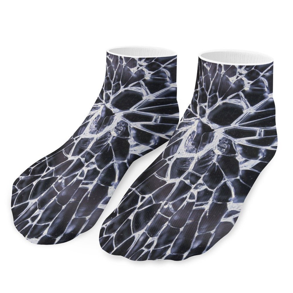 Shattered Glass Socks For Men Women - Random Galaxy
