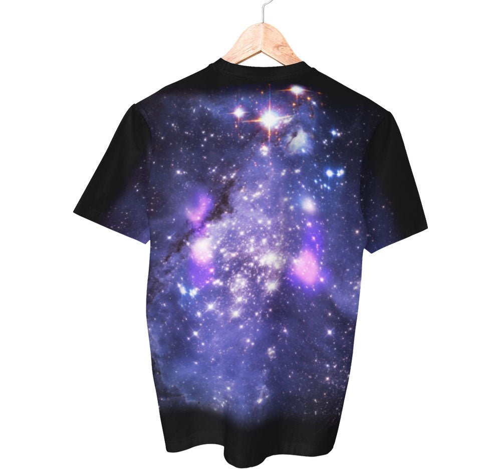 Space Pug Pizza Donut Shirt - Random Galaxy