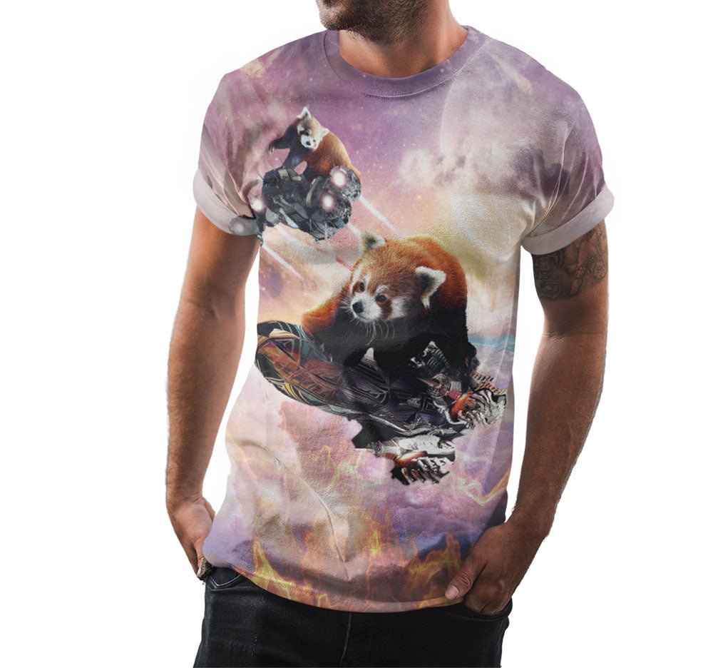 Space Red Panda Shirt - Random Galaxy Official