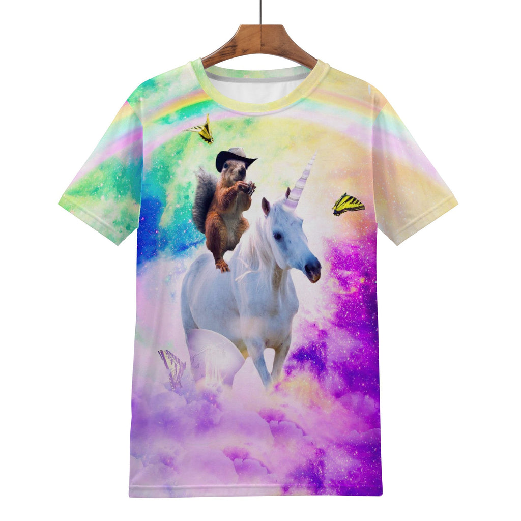 Squirrel Riding Unicorn Shirt - Random Galaxy