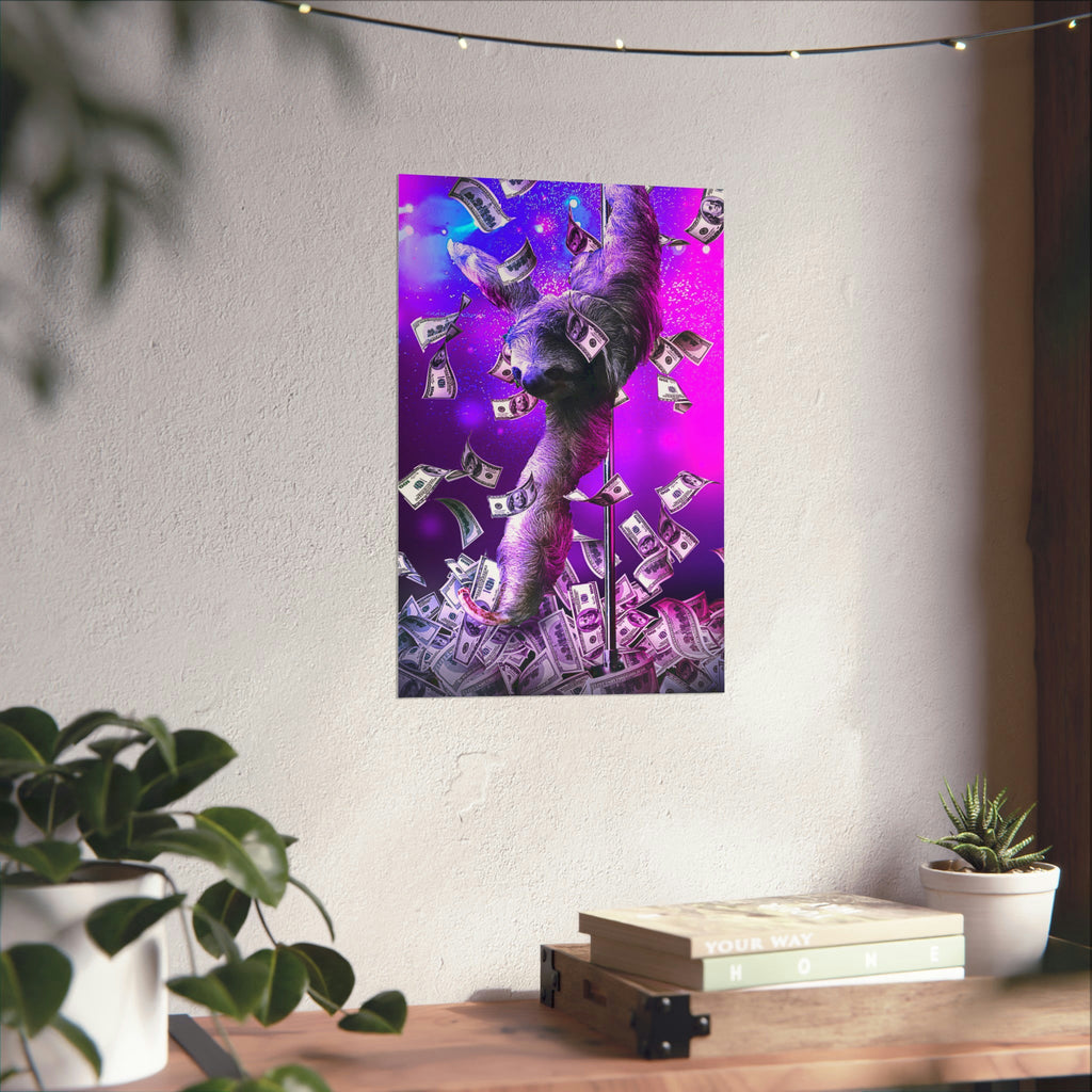 Stripper Sloth Poster - Random Galaxy
